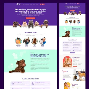 Site para PetShop e Banho e Tosa