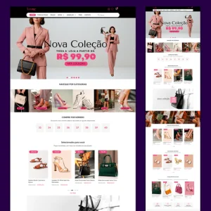 Loja Virtual Pronta para Roupas e Acessórios