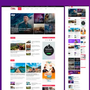 Blog com formato de Portal de Notícias