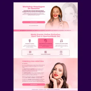 Landing Page de Captura para Makeup