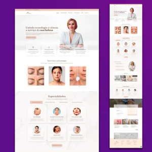 Site Pronto para Estética e Beleza